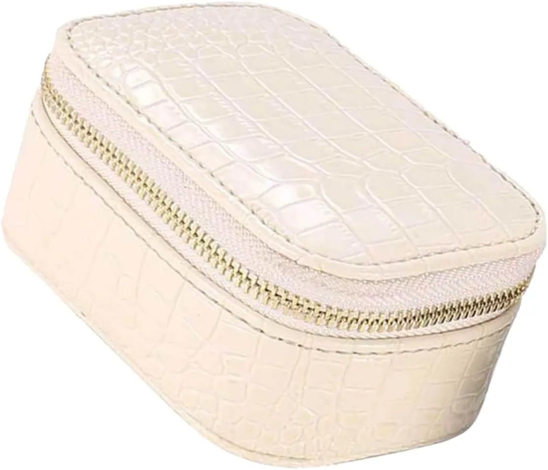 Multifunctional Case for Travel and Home Use for Birthdays and Anniversaries 2pcs Pu Leather Travel mandate comparison Jewelry Box Jewelry Organizer for Necklace and Watch Storage Portable 