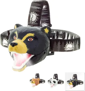 Multiple Styles Available | Animal Toy Head Lamp Flashlight for Boys$ contemporary consumer Girls$ or Adults | Head Light for Camping$ Hiking$ Party$ or Reading Big Discoveries Bear LED Headlamp - Bear Headlamps for Kids | 