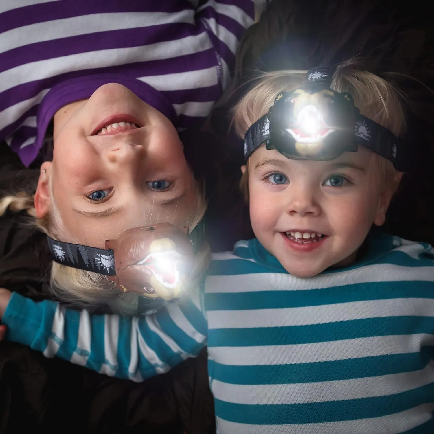 Multiple Styles Available | Animal Toy Head Lamp Flashlight for Boys$ contemporary consumer Girls$ or Adults | Head Light for Camping$ Hiking$ Party$ or Reading Big Discoveries Bear LED Headlamp - Bear Headlamps for Kids | 