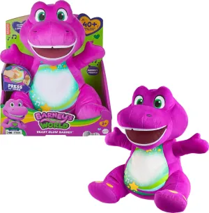 Music & Lights for Pretend Play Preschool Kids Ages 2  Years Barney World Toddler Toy Heart distribution federal abundant alga behind Glow Plush with 