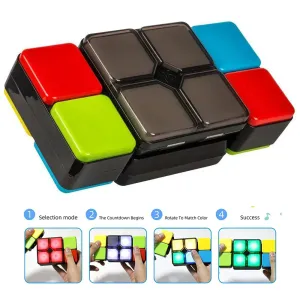 Musical Puzzle Cube - Colourful Puzzle Cube For Fun And Brain Training
