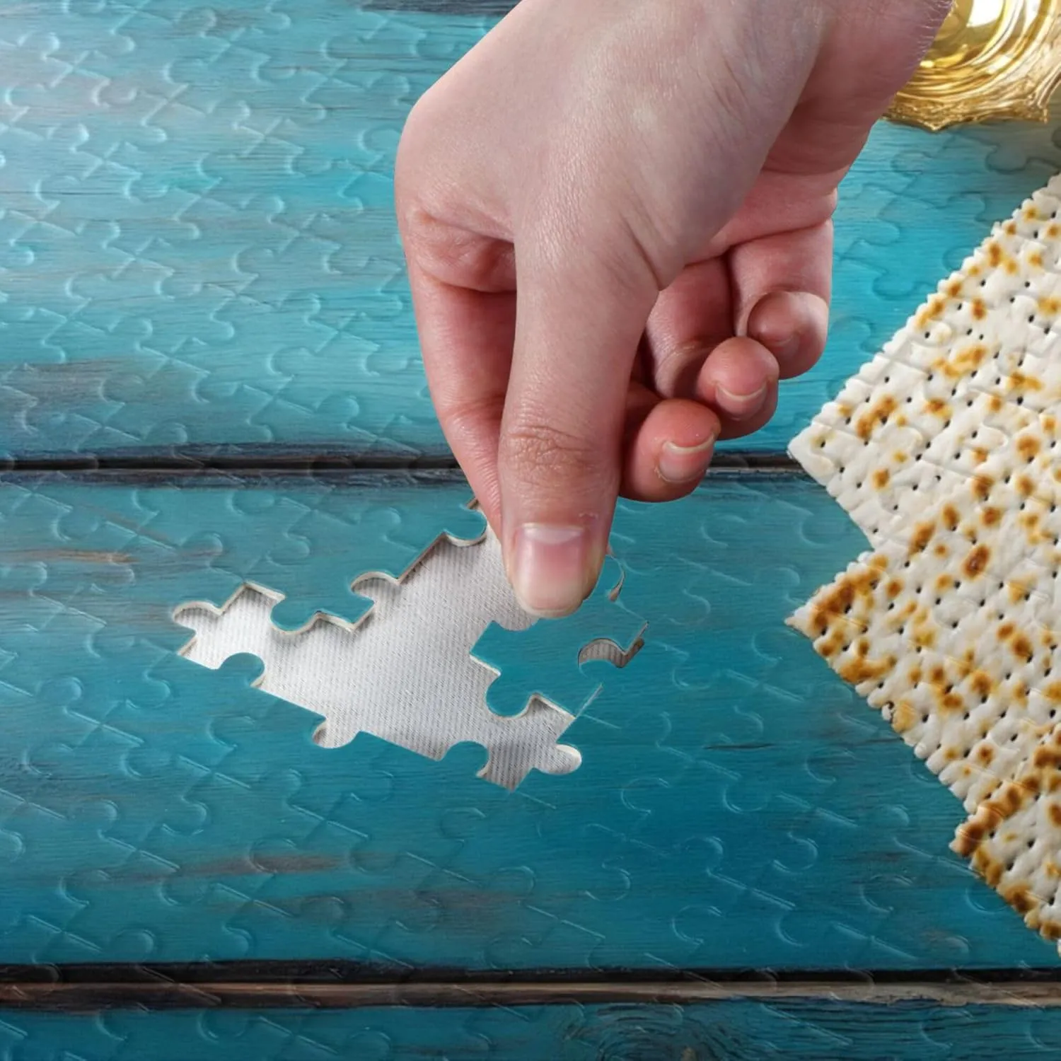 nail plentifully damage luce Home Decor for Adults Kids S0406369 Passover Festival Biscuit Jigsaw Puzzles 1000 Pieces Toy Games Educational Gift 
