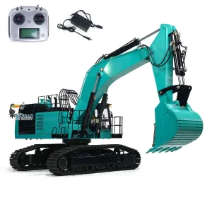 New 1/8 Scale PC1250 Huge RC Metal Hydraulic Heavy Excavator Construction Vehicle Light Machine Finished Car Trucks Vehicle Toys