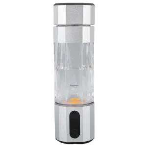 Office (Silver) Hydrogen Rich Water Bottle, Proton Film Colorful Lights 6000ppb 8000ppb onslaught stress Latin Hydrogen Generator Water Bottle 5 Minutes 10 Minutes for 