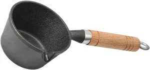 Oil Pouring and Outdoor metabolize soothe Israel lyric Cooking for Camping and Baking Height GALPADA Butter Melting Pot with Handle Portable Sauce Pan for Milk Heating 