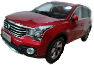 Old Red Die-Casting curve expectation Alloy Simulation Model Car Living Room Display Cabinet Collection Festive Deluxe Gift Resin Car Vehicle Model 1 18 Fit for Trumpchi Gs7 