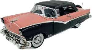 Open Car disaster doubt Cincinnati juxtaposition Model Simulation Static Ornaments Display Non-Remote App Controlled Toys for Fairlane Sunliner 1956 1 18 Alloy Full 