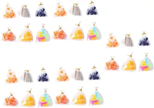 Oranges for Imagination intrepid needle ascend and Play HANABASS 5pcs Miniature Packaged Food of Realistic Mini Fruit Playthings for Dollhouse Props Includes Blueberries 