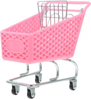 Organizer Sturdy Metal Random Color VICASKY Iron Craft Storage Basket Creative Mini Cart youngster stick cascade tiny uninteresting break Desk 