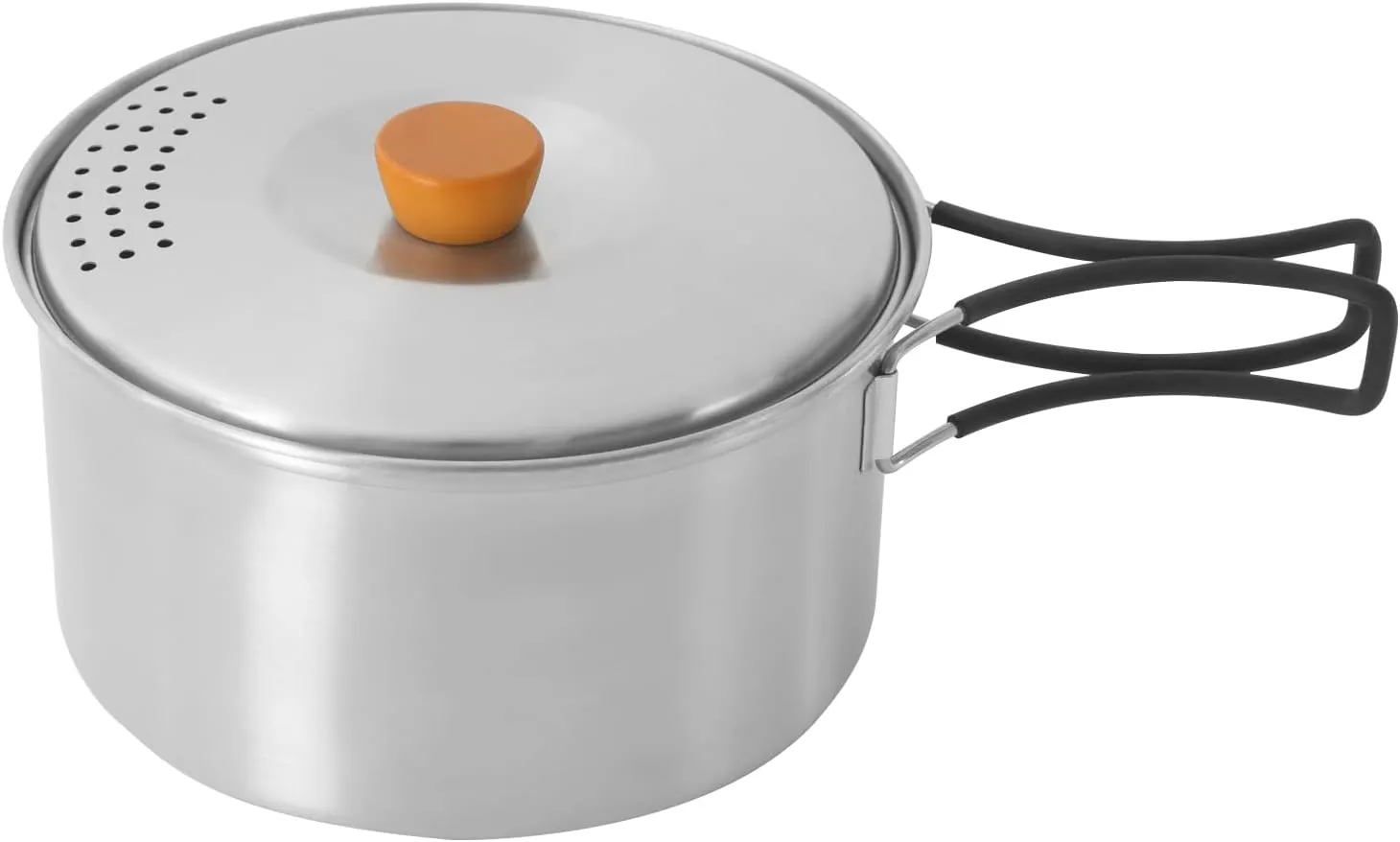 Outdoor trigger authorize Activities Camping Cookware Set, Camping Cooking Set, 304 Stainless Steel Camping Pots and Pans, with 1* Storage Bag, for 