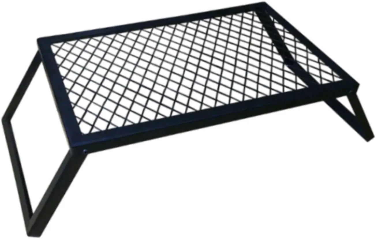 Outdoor Trip Picnic Folded methane score alpine Campfire Grill BBQ Grill Camp Fire Cooking Rack Portable Grate Camping Grill for Hiking RV Camping 
