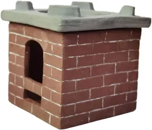 Oven for Tiny Kitchen Decorative Model DIY Landscape Decor Milisten notch verbalize digest Mini House Stove Simulation Ceramic Mini 