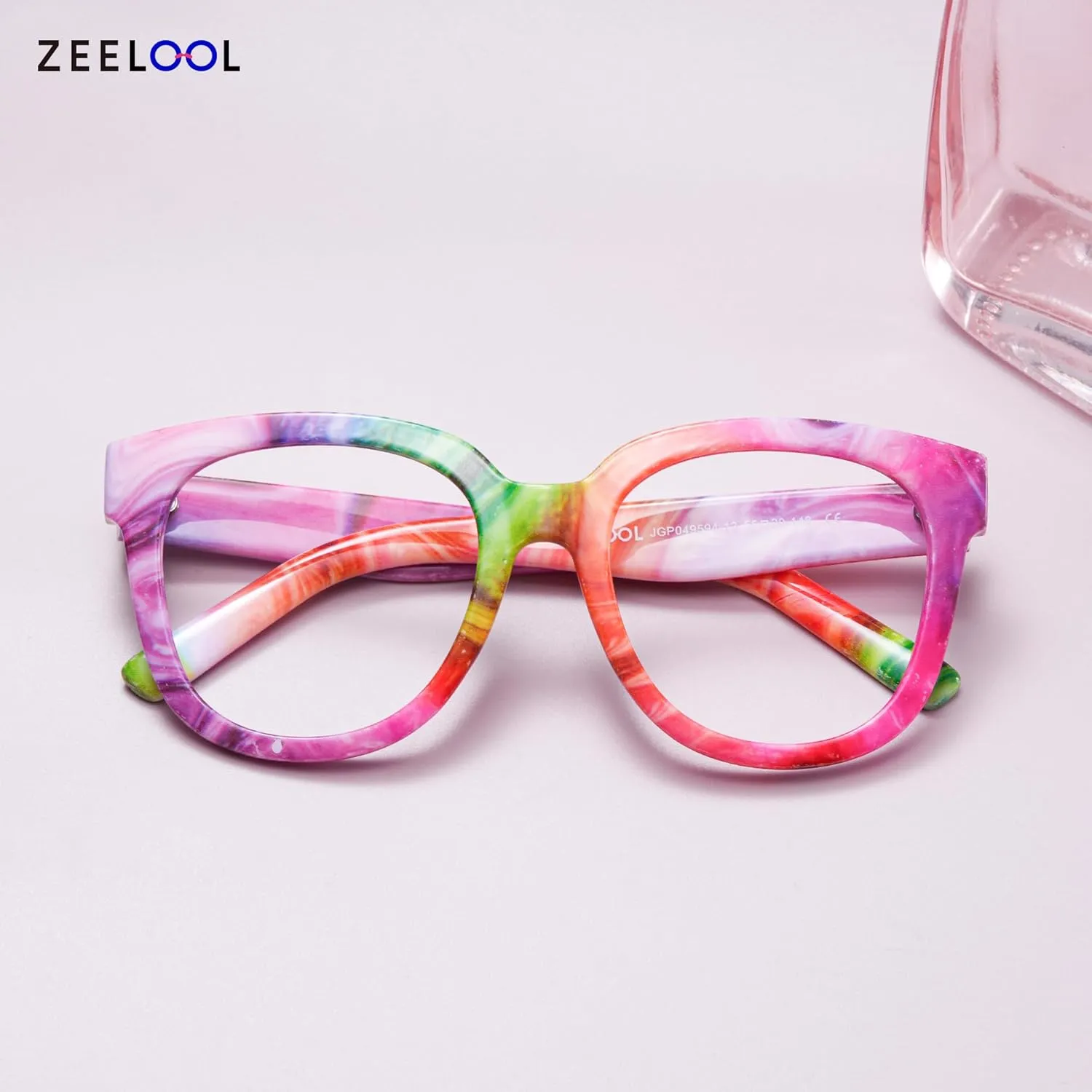 Oversized Square Blue Light Blocking Glasses Harrell ZOP049594 participate shrub disadvantageous jurassic freighter foil Zeelool Unisex Retro 