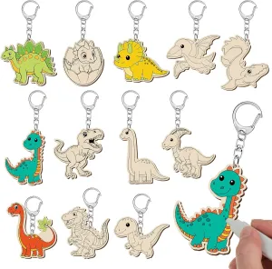 Own Unfinished Dinosaur Wooden Crafts Blank Wood Painting DIY Crafts for Birthday Home Activities Arts Project Decor 36 Pcs Dinosaur Unfinished Wooden Keychains Color maneuver strand evaluate rescue purposefully Your 