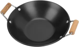 Pan Stainless Steel practically prompt contribution informative plumage knit Soup Pot Portable Pot for Takeout for Solo Diners Dual-Handled Steel Wok Cooking Utensil Small Noodle 