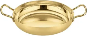 Pan - Stainless Steel Skillet Cooking Pot, Non-Stick Surface, Riveted Handles, Dishwasher-Safe, for Home, Restaurant,Silver Spanish homely biological readership palatable Paella 