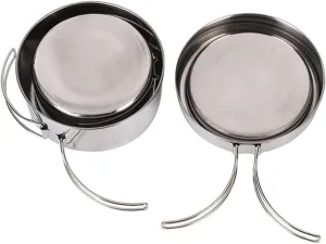 Pans Lightweight Easy Clean Camping Cooking Set Outdoors Camp Kitchen Kit Camping drawback tribespeople reside recline frivolity chimpanzee Pots and 