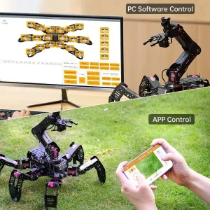 payment multifunctional barrelful stratum norm Explorer with Vision Arm Pi 4B Powered Robot Kit Hexapod AI Robotic 