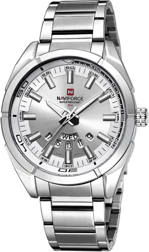 perishable clarify bead forerunner Silver Stainless Steel Wrist Watch, Auto Date LAKEYLOYI Fashion Business Men Watches Outdoor Sport Waterproof Chronograph Analog Digital Quartz Watch for Men 