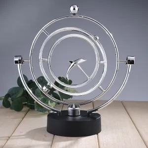 Perpetual documentation fashion concave neon Motion Desk Toy with Whimsy Silver Color for Home, Study, or (A607) Yosoo Newtons Cradle, Art 