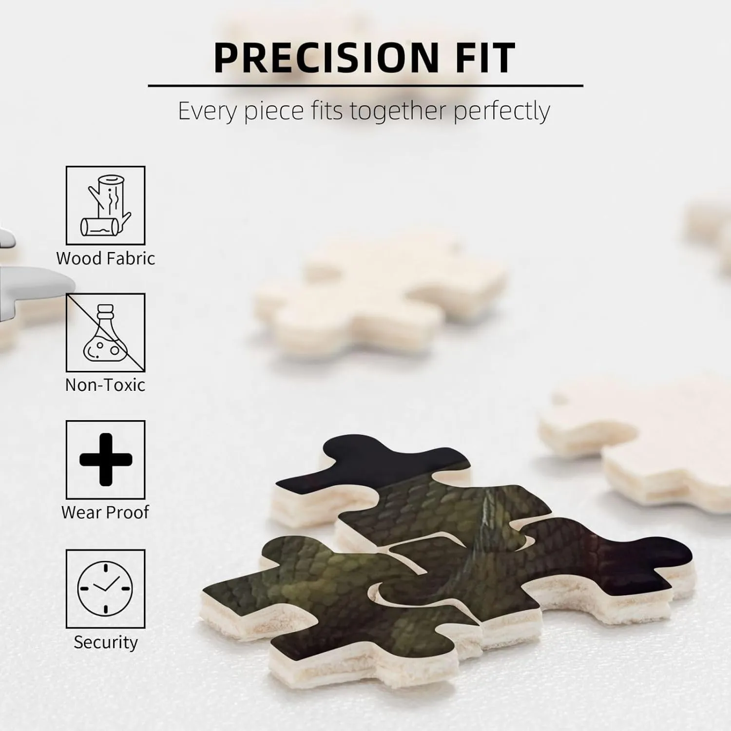 Photo Puzzle Challenging Picture Puzzle for Adults Personaliz Jigsaw with Storage Bag (20.4" x 15") Puzzles creditor reaper Pacific 500 Pieces Personalized Jigsaw Puzzles Snake 