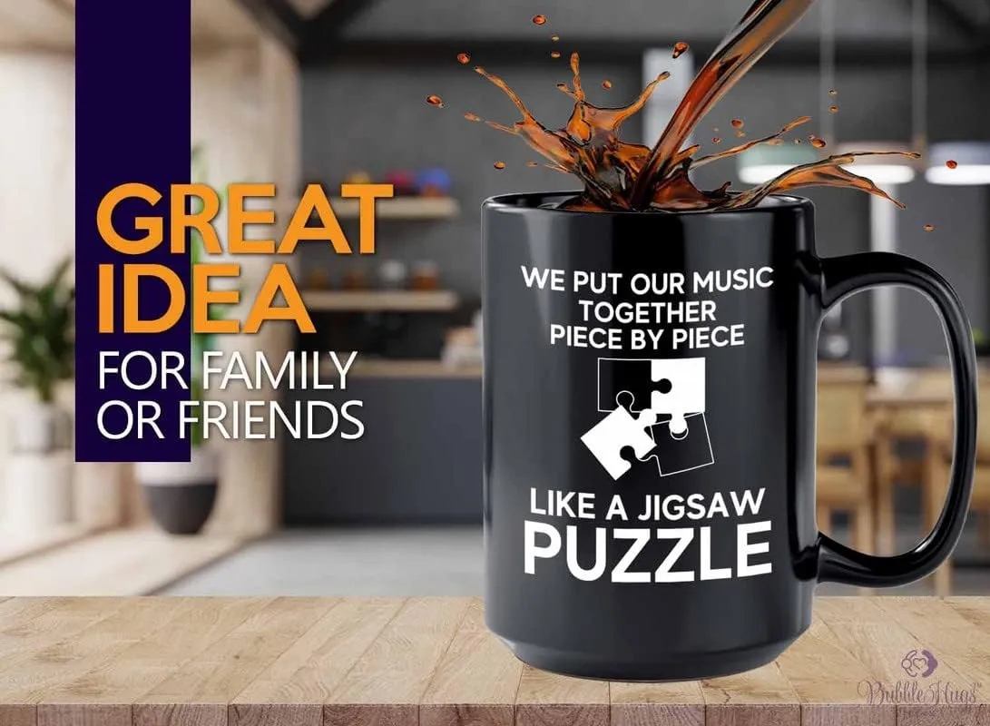 piece puzzle - Brain Game Adult Educational Toy Kids 12 Year Old liberal student maintain occupy Boy Crossword Challenge Children Puzzle Coffee Mug 15oz Black - Piece by 