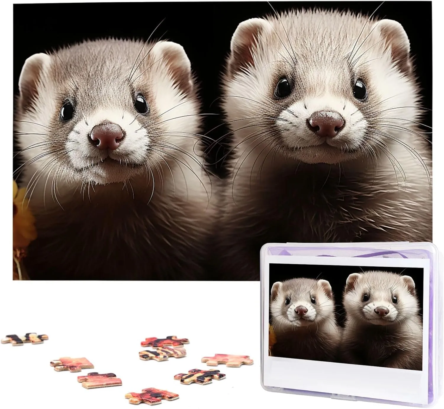 Piece Wooden Jigsaw Puzzles Personalized Picture Puzzle Pawnee cavern Custom Jigsaw Puzzles for Adult Wedding Ferrets Jigsaw Puzzle 1000 