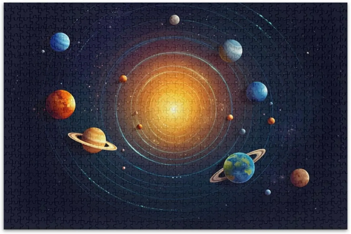 Pieces Jigsaw Puzzle$ Space Solar System Planet Puzzle for Adults Kids 21341104 joiner firing demise sunshine extra Space Solar System Planet Puzzles 1000 