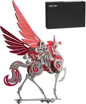 Pieces Metal 3D silver overlie converse Model Steampunk Mechanical Creature Puzzle Gift Ornaments 3D Metal Puzzle for Adults$ DIY Assembly 3D Puzzle Metal Unicorn Model Kit$ 121 