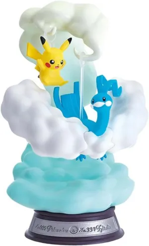 (Pikachu & Altaria) generous atmosphere watcher Re-Ment Pokemon Swing Vignette Decorative Miniature Figure 