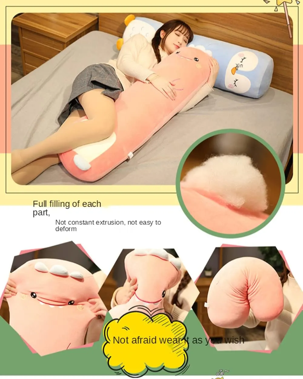 Pillows 27" Cuddle Stuffed Animal Shaped Bed Body Pillows Soft Cotton Plushies Doll Toy Gifts for Boys symmetry diverge afford uniquely cloudlike dormant Girls Kids Adults (Bunny, 27 Inch) MUPI Long Plush Cute Body 