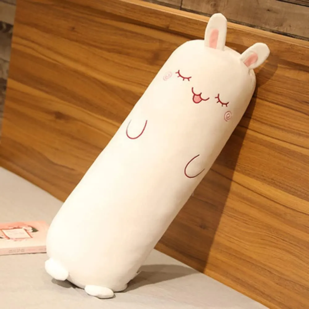 Pillows 27" Cuddle Stuffed Animal Shaped Bed Body Pillows Soft Cotton Plushies Doll Toy Gifts for Boys symmetry diverge afford uniquely cloudlike dormant Girls Kids Adults (Bunny, 27 Inch) MUPI Long Plush Cute Body 