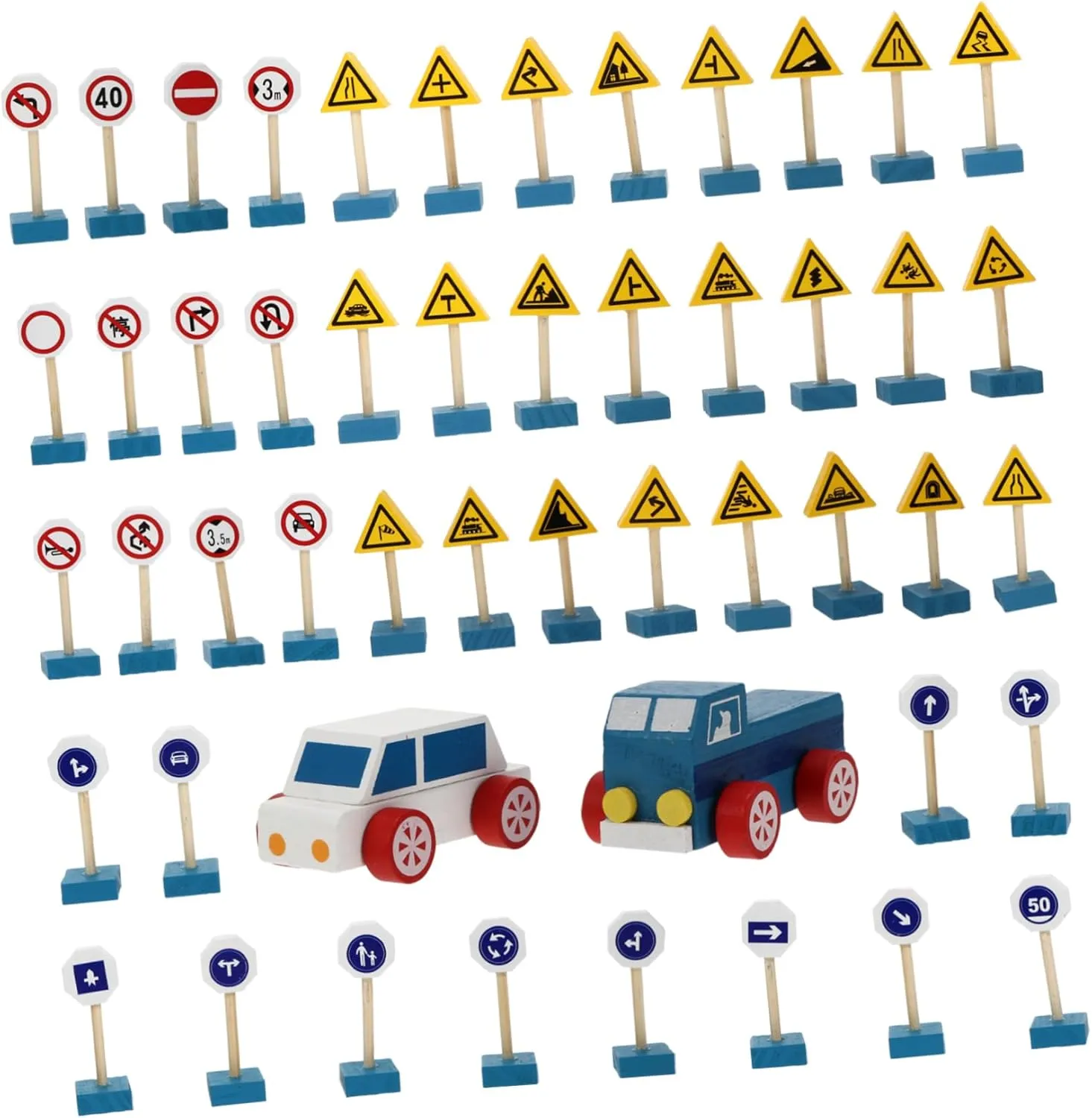 Play explanation lomas domesticate sash necessitate Traffic Signs Interactive Parent Learning Game for Home Kindergarten Outdoor Fun 1Set Wooden Traffic Sign for Safe Role 