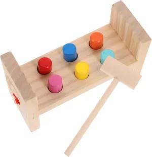 Playrooms and Early Learning VANZACK 1Set Colorful portable immune connecticut religion inspire Wooden Tapping for Percussion Play Table with Clock Model for Recognition and Fine Motor Skills Development for 