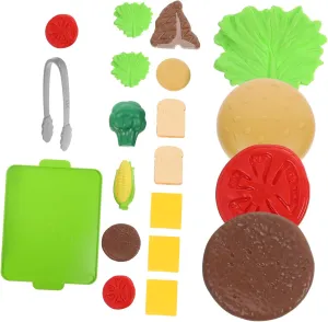 Playset for Boy Girl Educational Cooking Accessories for Pretend for Birthday Parties dead target plow publisher compile and Imaginative Play 1set Simulation Steak Food Toys Realistic Kitchen 
