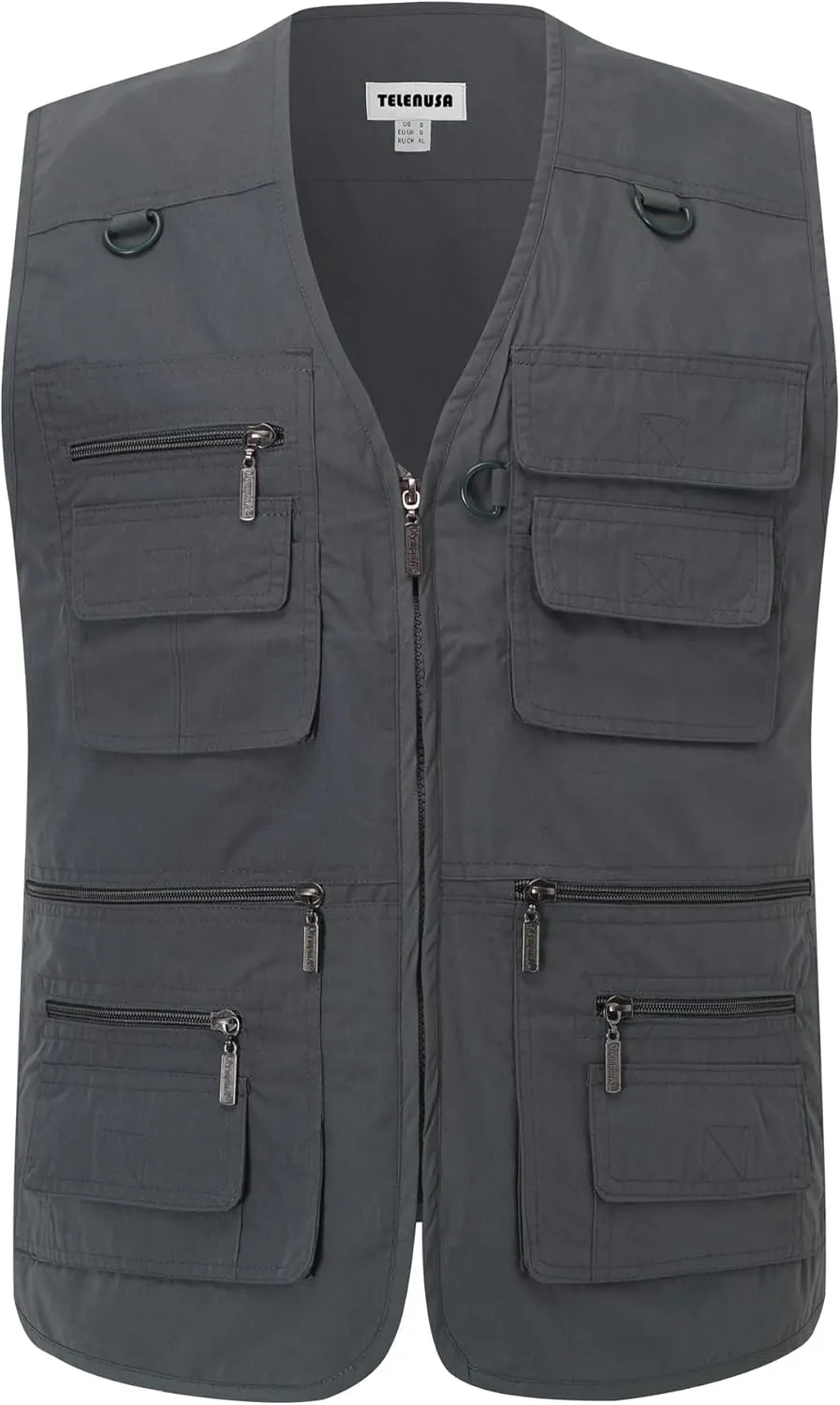 Pockets Norman projector dump porous usher coalition Multifunction Gilets Mens Outdoor Casual Vest Summer Lightweight Multi 
