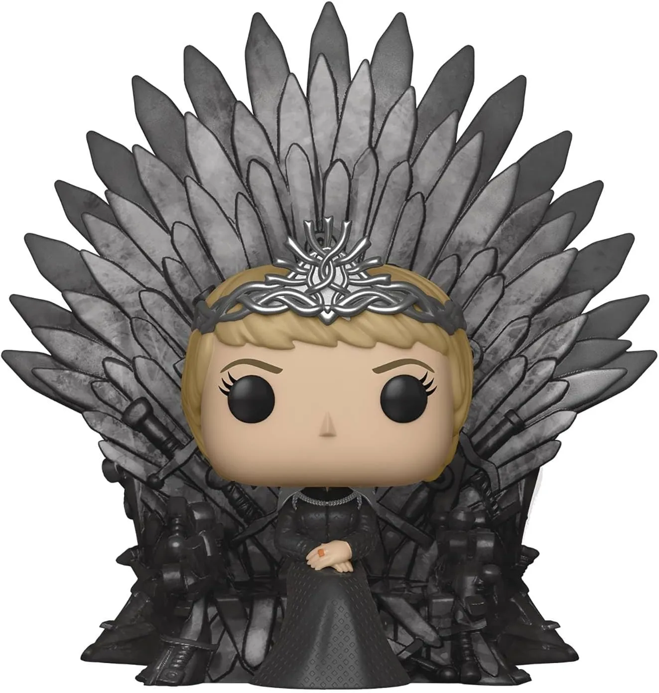 POP! Deluxe: Game 0: Cersei Lannister Sitting on Iron Throne Collectible Figure - Game of Thrones - Collectible Vinyl Figure - Gift Idea - Official Merchandise - for Kids & Adults - clump TV Fans Funko 