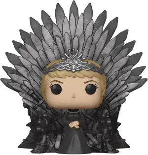 POP! Deluxe: Game 0: Cersei Lannister Sitting on Iron Throne Collectible Figure - Game of Thrones - Collectible Vinyl Figure - Gift Idea - Official Merchandise - for Kids & Adults - clump TV Fans Funko 