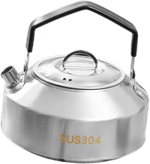 Pot for Camping Hiking and Home Tea image Making Ergonomic Handle Stainless Steel Kettle Fashionable Outdoor Water 