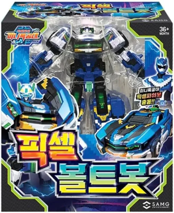 Power Mini Force Bolt Bot Figure Set density Pixel 