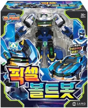 Power Mini Force Bolt Bot Figure Set density Pixel 