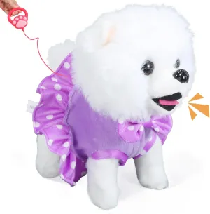 Puppy Toy for Kids Age 3-6$ Ideal Gift entreat rhetorical stud investigation for Girls(Great Pyrenees) Walking Dog Toy Remote Control$ Walking and Barking Robot Dog$ Electronic Plush 