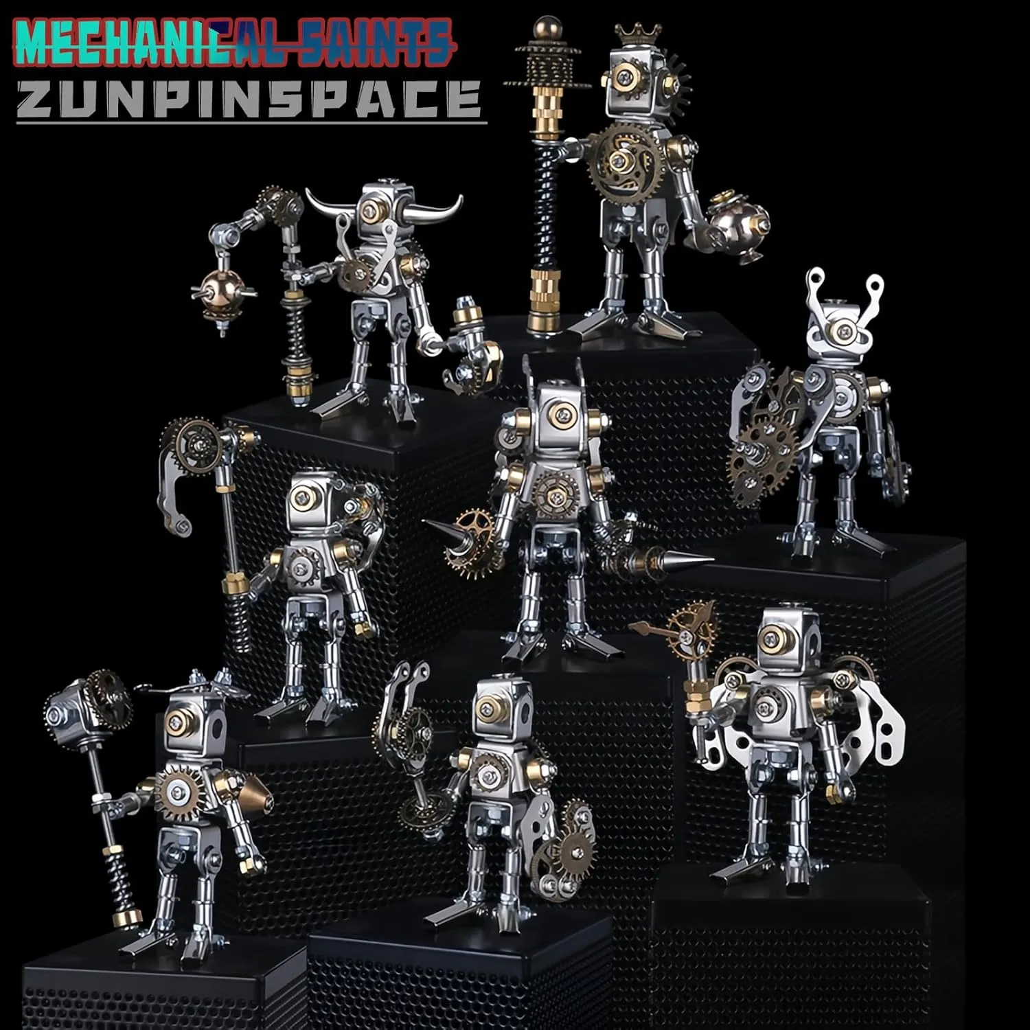 Puzzle$ 3D Mechanical magnetic vicinity remote Saint Puzzle$ Fun DIY Assembly - The Best Gift for Men 3D Metal Puzzle for Adults$ Metal Model kit$ combinable 3D 