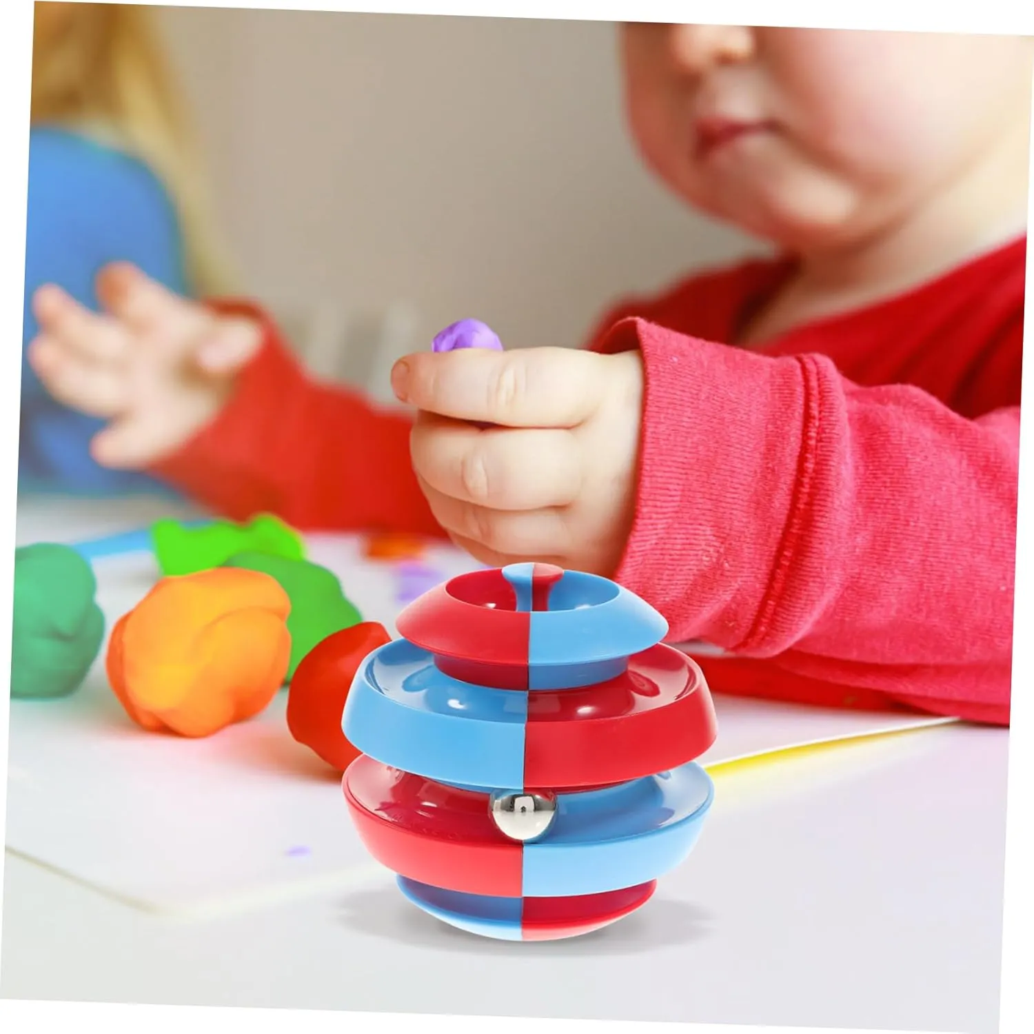Puzzle Fidget youngster Relief Plaything for Adults Portable Design for Indoor and Outdoor Fun High Grade Material for Use GALPADA 2pcs Orbit Ball 