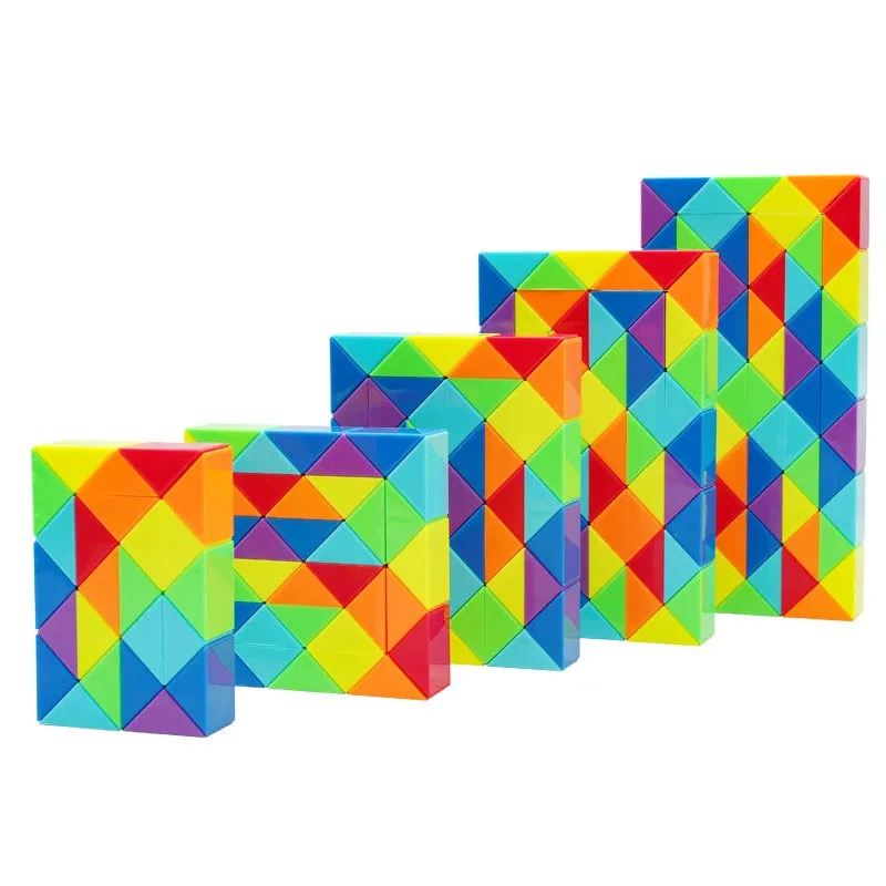 Puzzle Fun - Colourful Snake Cube