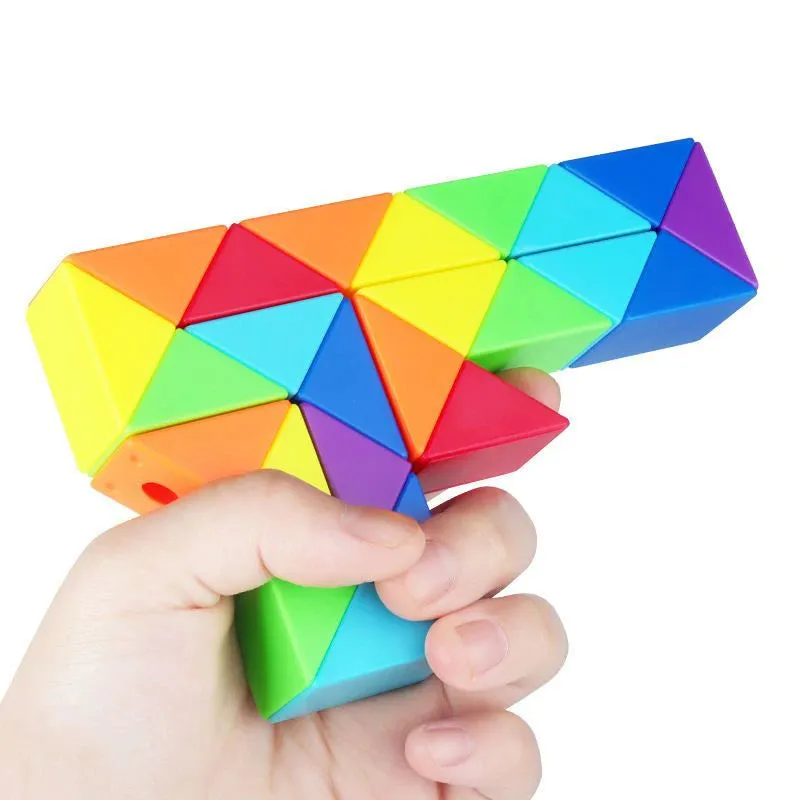Puzzle Fun - Colourful Snake Cube
