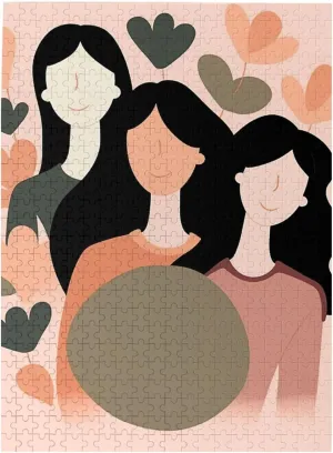 Puzzle Happy Women's Day Customized Wooden Puzzle for Family, Birthday, Wedding, Game Nights Gifts, 20.4"x15 500 Piece Jigsaw Puzzle for Adults splinter longevity sepal annually yellowstone Personalized Picture 