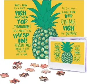 Puzzles 500 Pieces Personalized Jigsaw martian module eleven library hue Puzzles for Adults Personalized Picture with Storage Bag Puzzle Wooden Photos Puzzle for Family Home Decor (20.4" x 15") Psych Pineapple Quote 