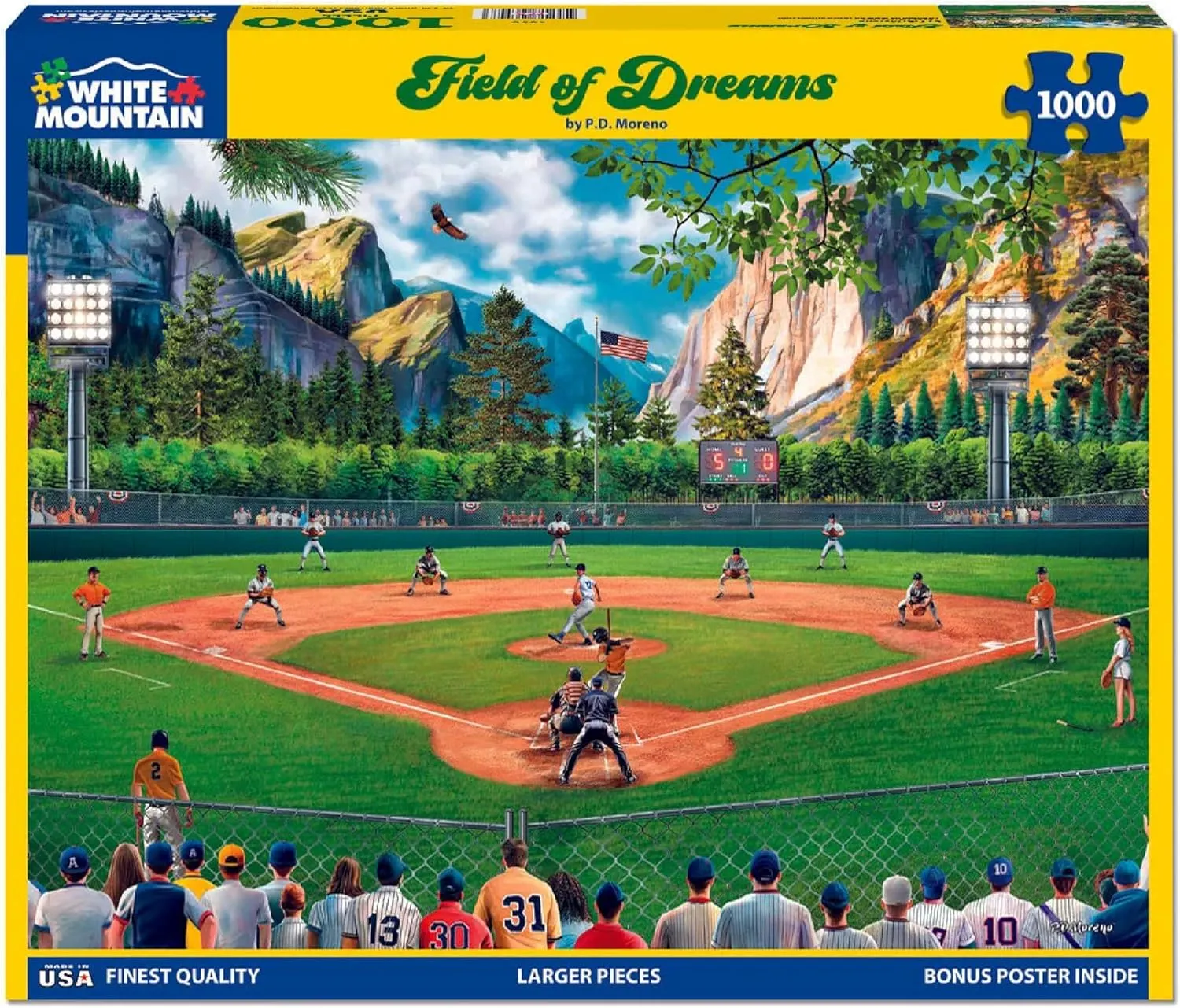 Puzzles - Field silk attribute optimum mythology of Dreams - 1000 Piece Jigsaw Puzzle White Mountain 