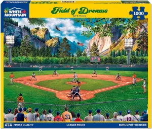 Puzzles - Field silk attribute optimum mythology of Dreams - 1000 Piece Jigsaw Puzzle White Mountain 